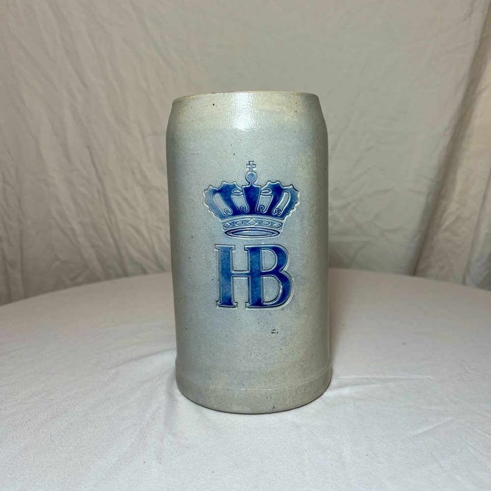 Vintage 1970s Hofbrauhaus 1L 7" Beer Stein - Made in Germany - EUC
